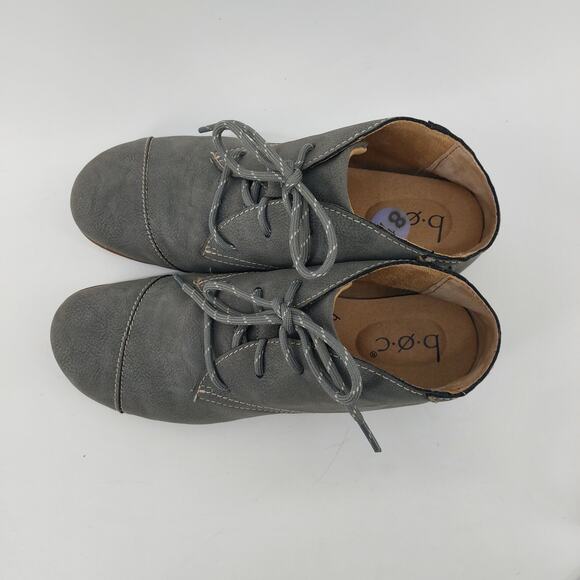BOC Sabelle Chukka Boot Sz 8.5 M Gray Lace Up Ankle Winter - Picture 8 of 10